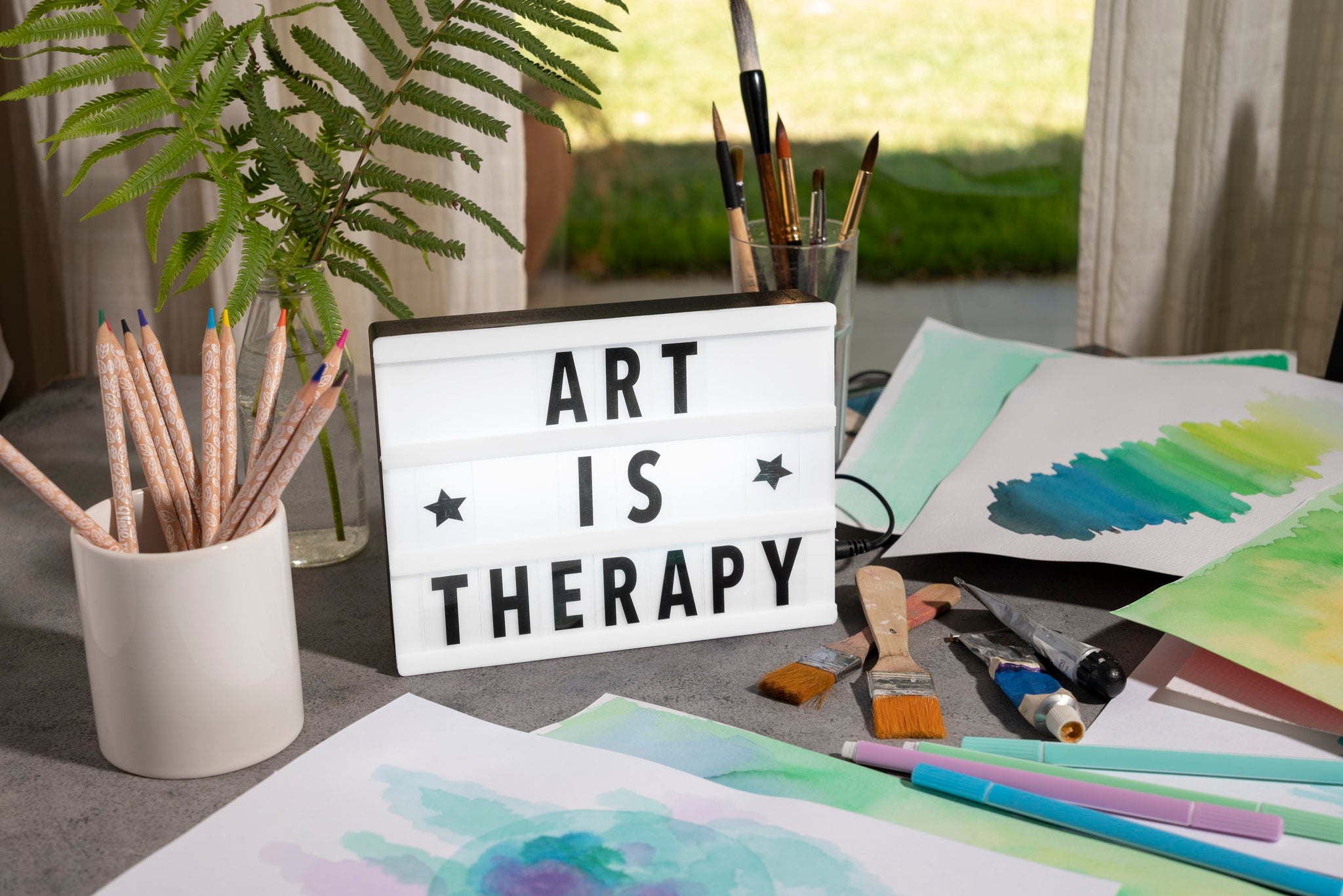 How Art Positively Affects People with Anxiety and Depression - Featured Image