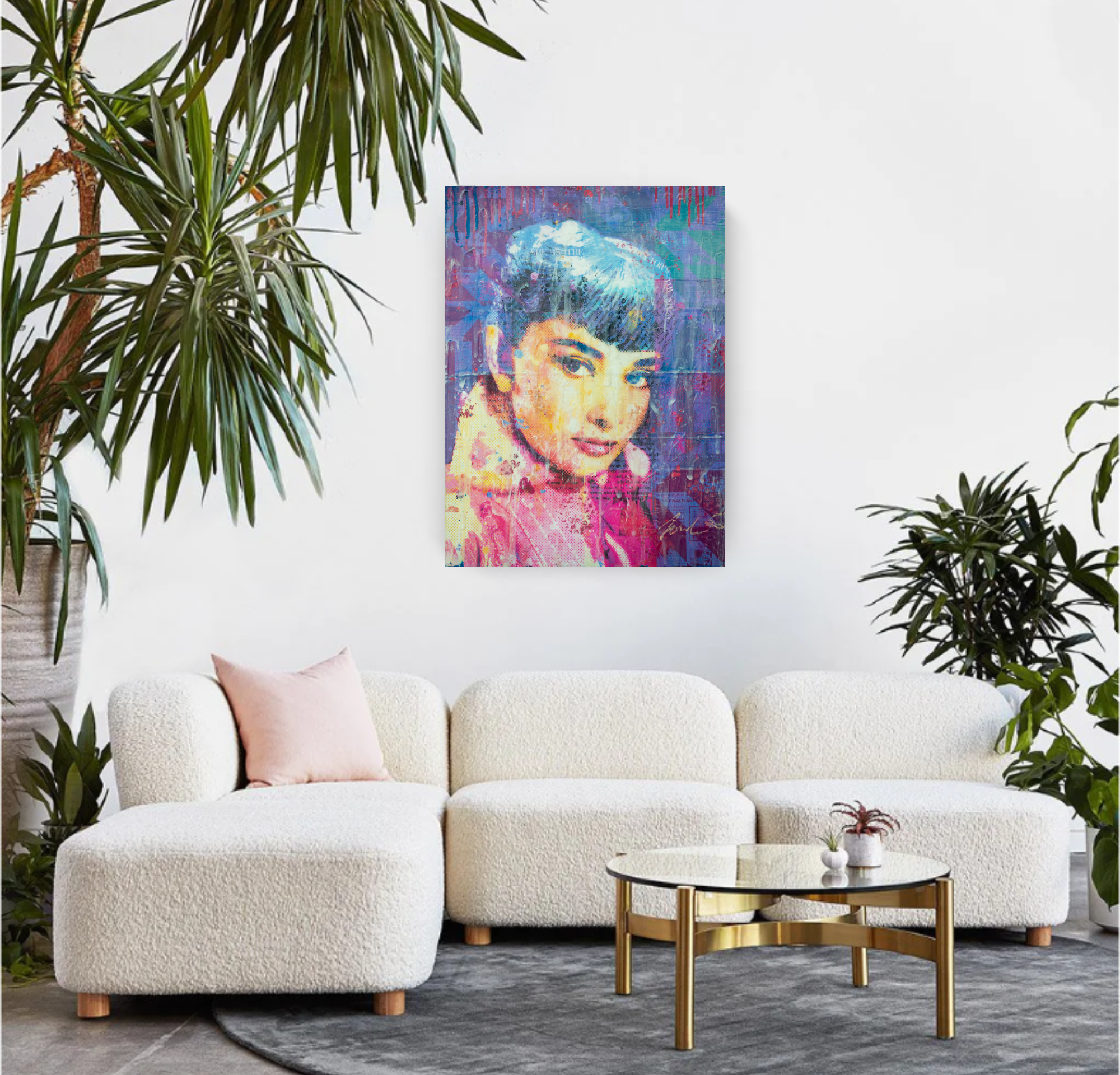 Audrey In A Pink Coat Queen Baeleit Art