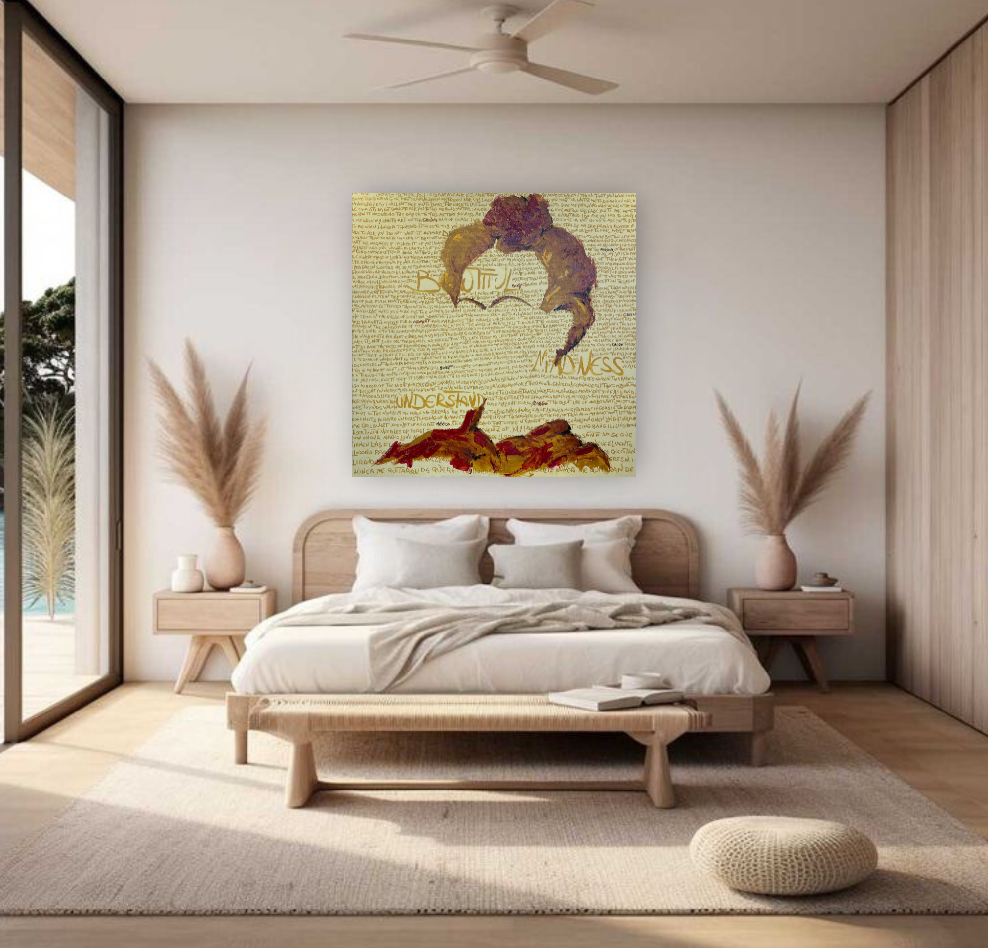 Frida, Oil Portrait on Canvas Queen Baeleit Art