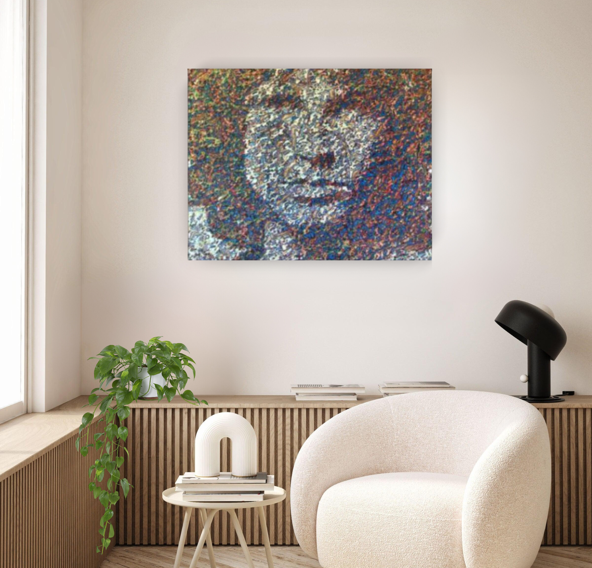 Jim Morrison, Acrylic Painting on Canvas Queen Baeleit Art
