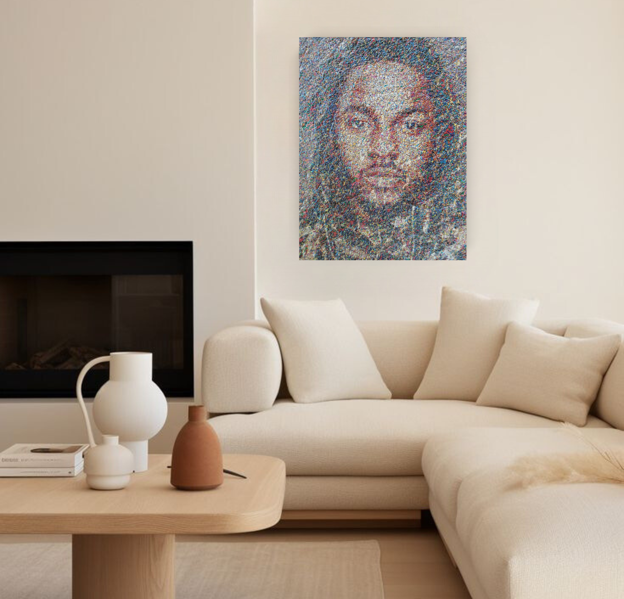 Kendrick, Original Acrylic Painting on Canvas Queen Baeleit Art