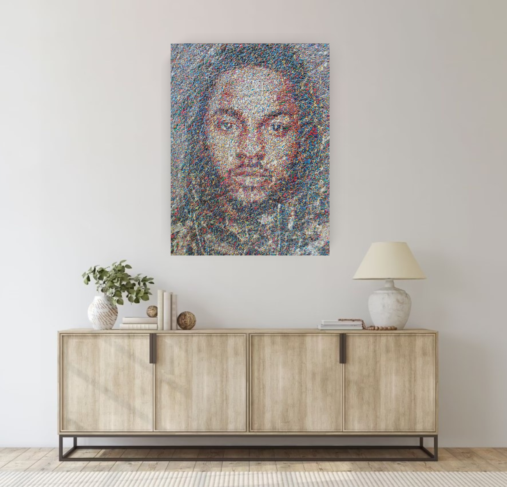 Kendrick, Original Acrylic Painting on Canvas Queen Baeleit Art