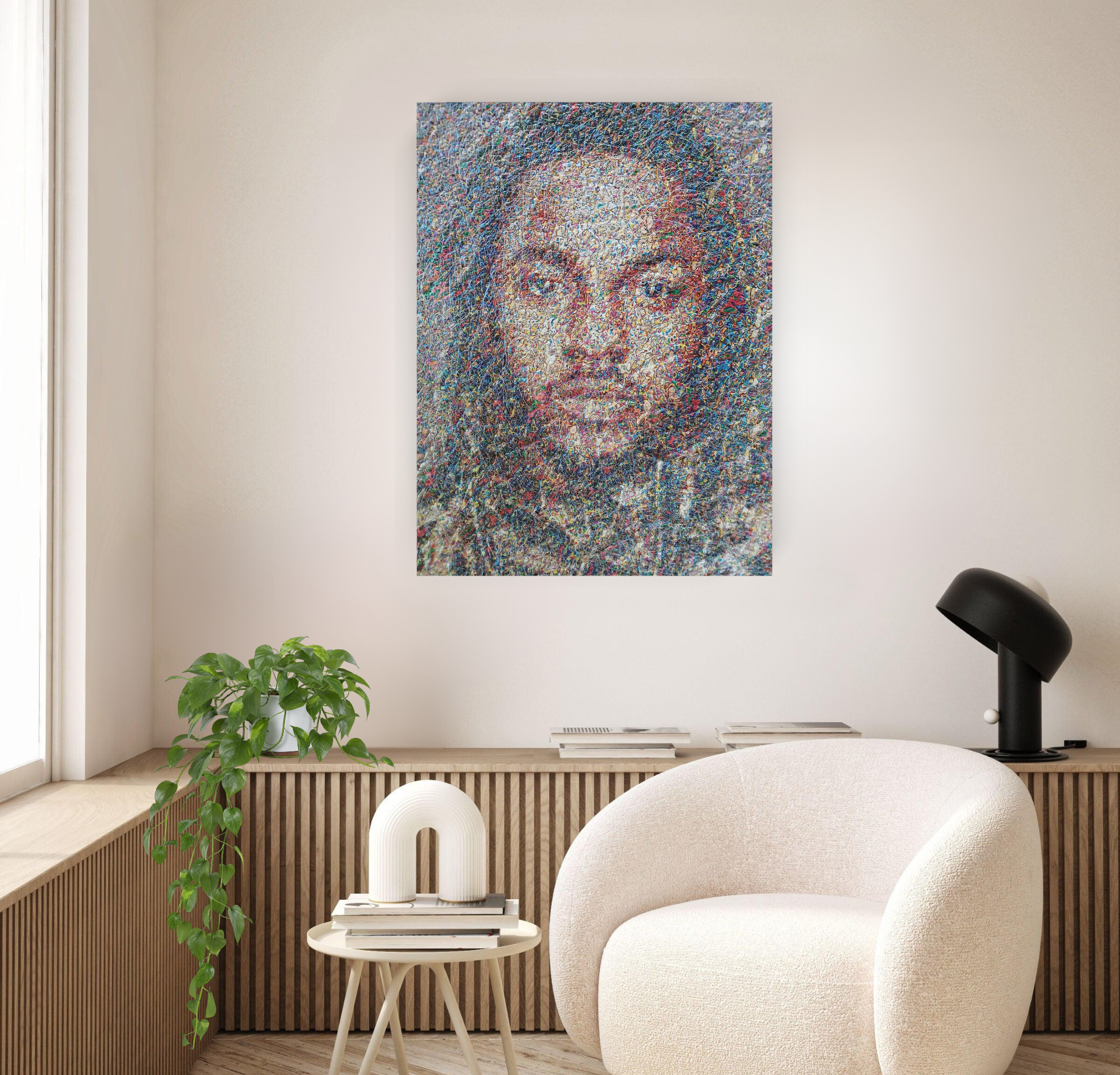 Kendrick, Original Acrylic Painting on Canvas Queen Baeleit Art