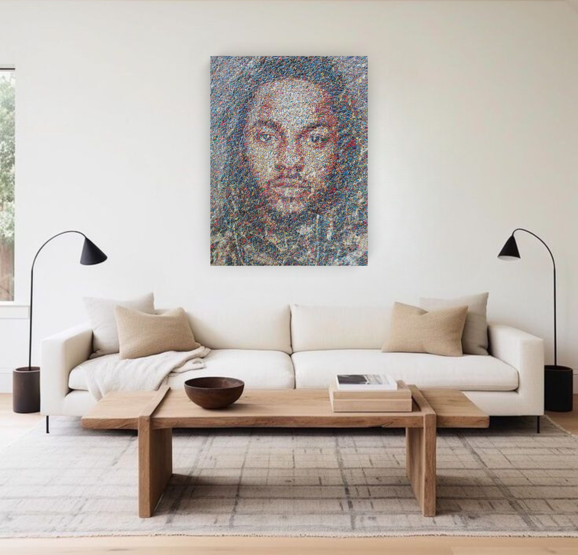 Kendrick, Original Acrylic Painting on Canvas Queen Baeleit Art