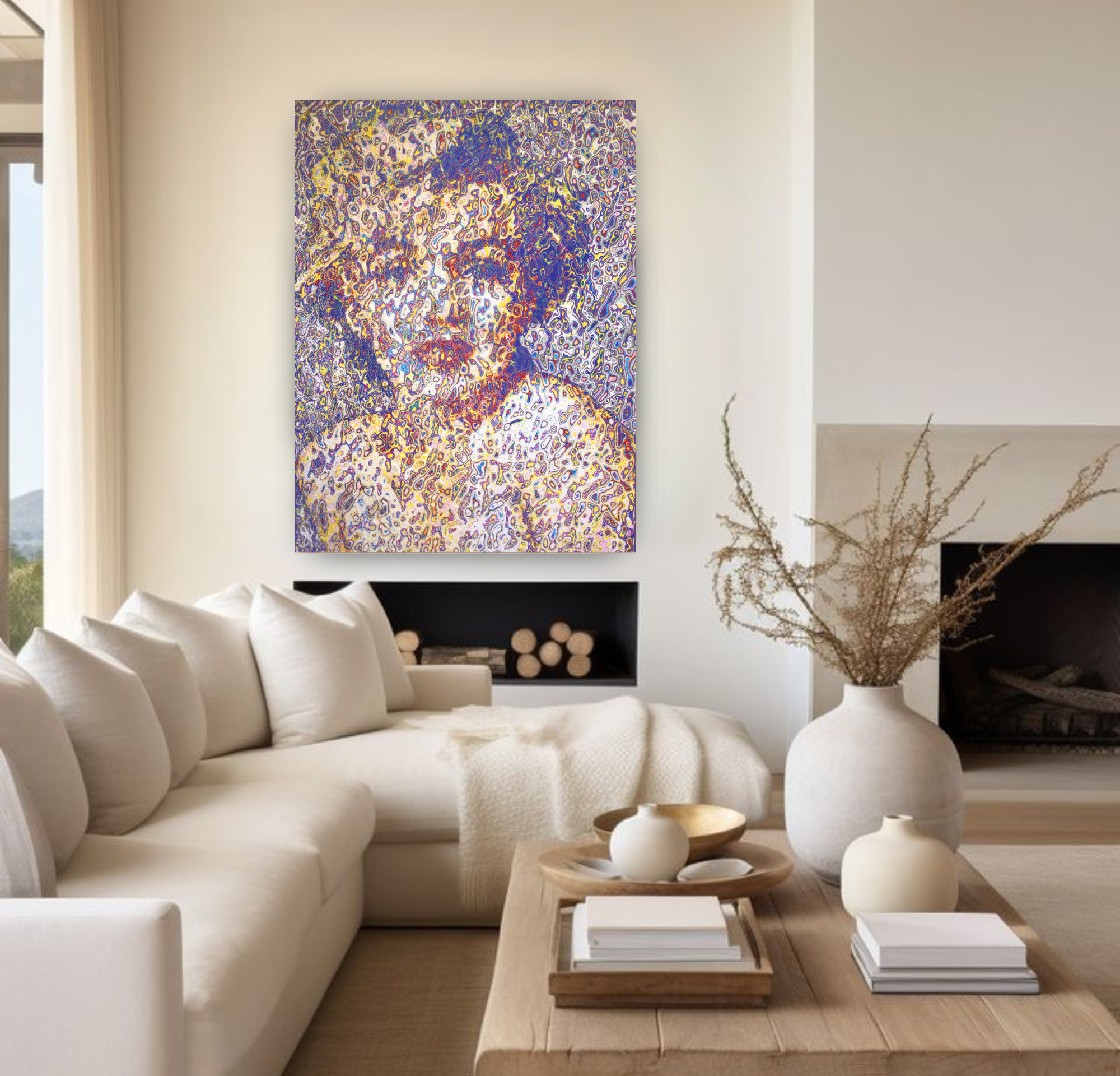 Marilyn 2, Acrylic Painting on Canvas Queen Baeleit Art