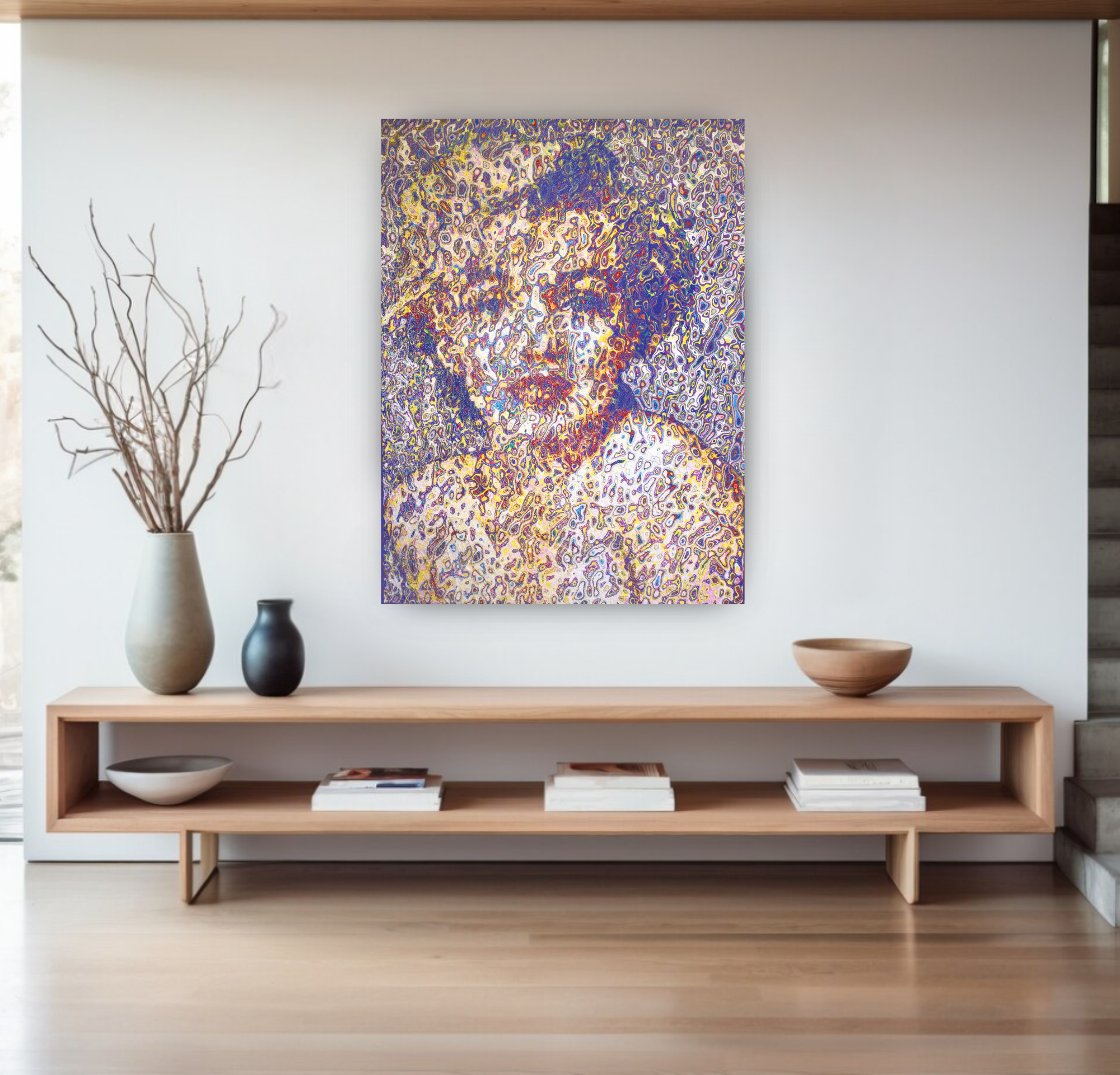 Marilyn 2, Acrylic Painting on Canvas Queen Baeleit Art