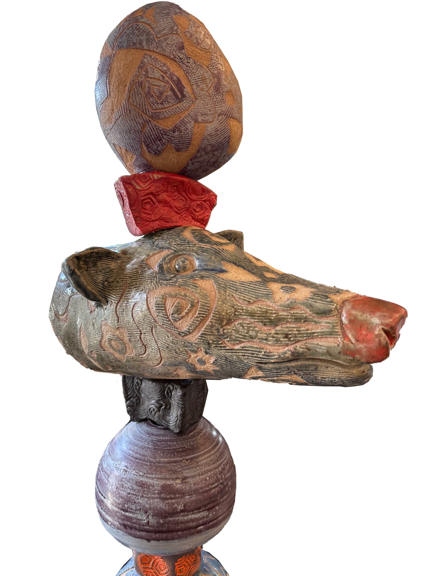 Medium Animal Totem, Original Sculpture Queen Baeleit Art