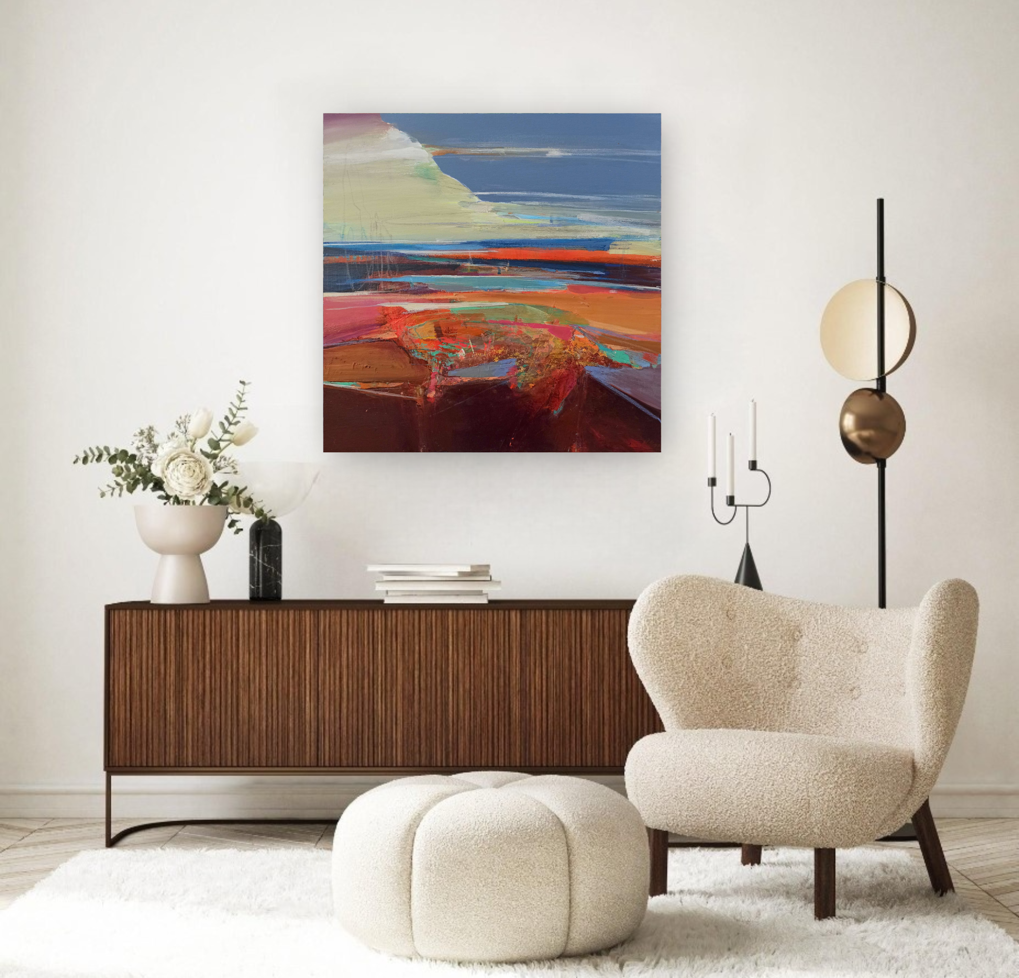 Open to New Horizons, Abstract Landscape Painting