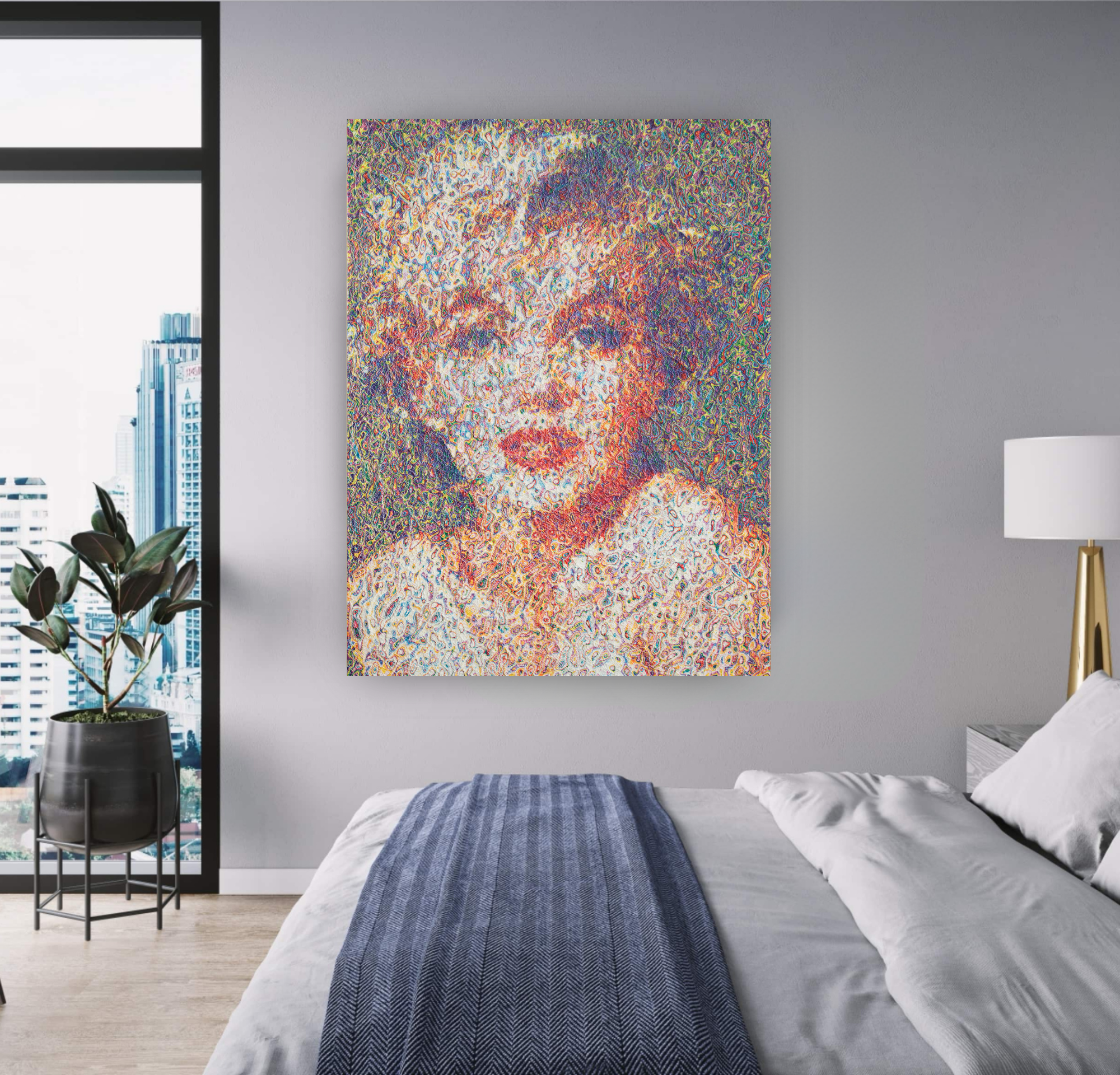 Marilyn 1, Acrylic on Canvas Queen Baeleit Art